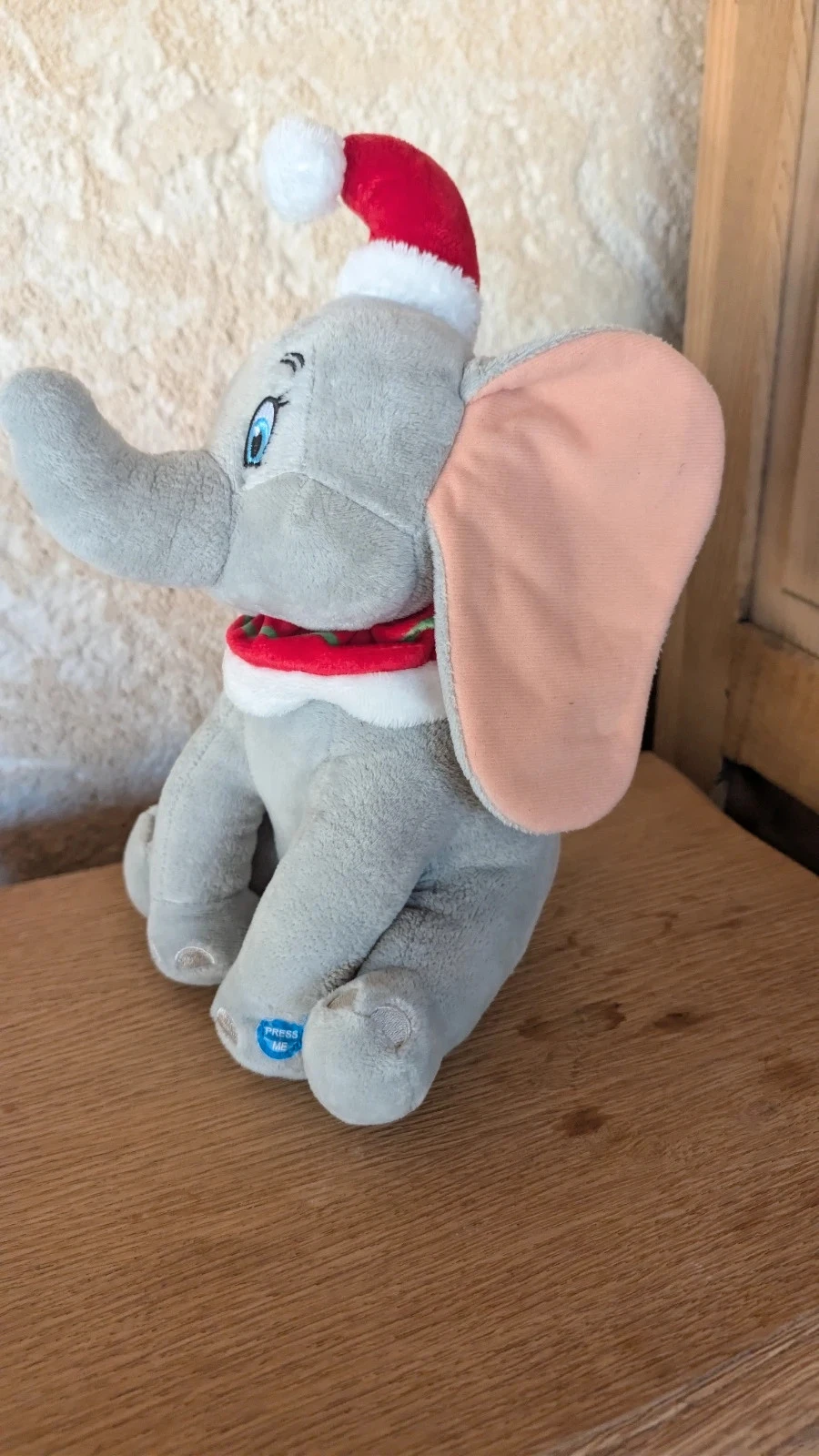 muzikale knuffel Disney Dumbo kerst zingende functie 30 cm – photo 2